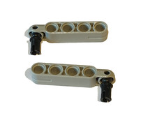 Lego Technic 2x Liftarm Kugelkopf Gelenk 5x1 steering tow ball 31794 hellgrau