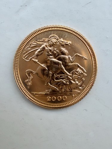 2000 gold half sovereign - 2000,