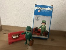 Playmobil Mann Reisender Bank