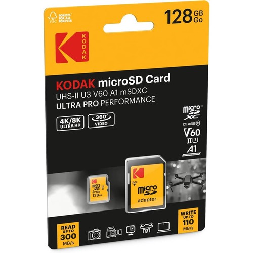 Kodak mikro 128gb uhs - kodak, u3