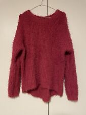 Flauschiger pinker Pullover