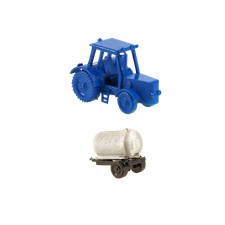 Spur N Traktor blau leicht mit