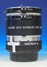 Soligor Zwischenring extension tube bagues allonge 12/36/Kinotelex 2x - (43737)