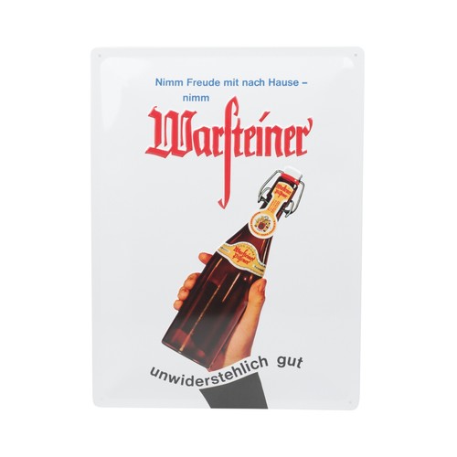 Warsteiner bier blechschild - warsteiner,