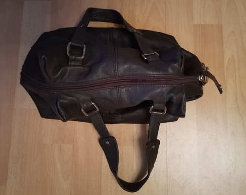 Dunkelbraune handtasche - dunkelbraune,
