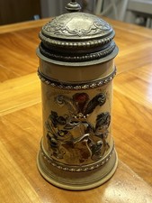 Villeroy & Boch Steinzeug Bierkrug CORPS RHENO-GUESTPHALIA Berlin C! Berlin 1890