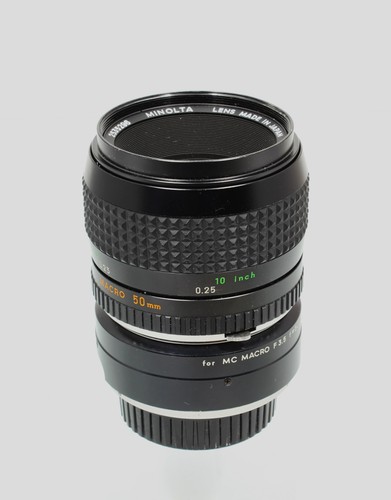 Minolta objektiv makro - mc,
