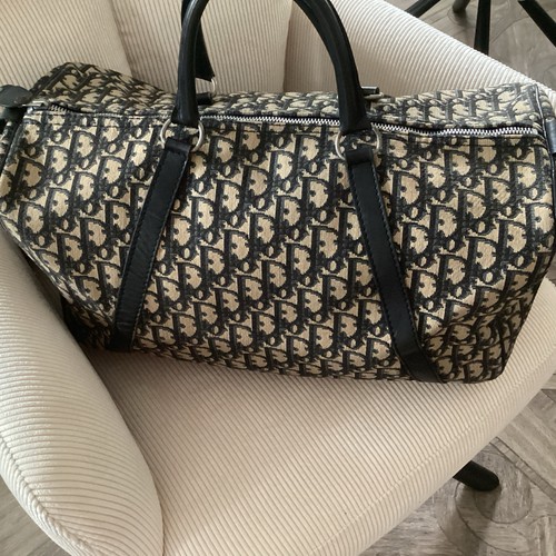 Dior boston bag trotter canvas - dior,