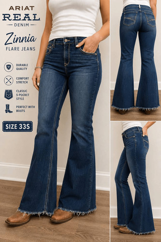 Ariat real denim zinnia flare - ariat,