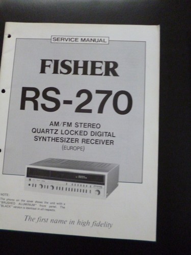 Original service manual - original,