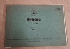 Mercedes Unimog 411a Ersatzteilkatalog