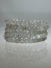 Mondstein Armband Chakra 6-10mm Edelstein Naturstein HeilsteinEsoterik