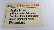 Zuglaufschild zugschild carl - zugschild,