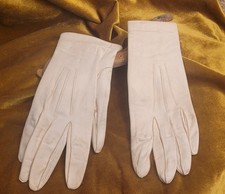 Cabriolet, Oldtimer Lamm Nappa Leder Handschuhe, Elegant, 8 1/4  Sommer, Vintage