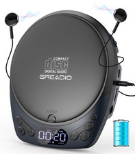 Greadio CD Player Tragbar mit