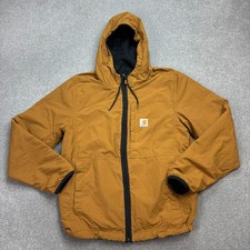 Carhartt Jacke Erwachsene Small Braun Active Rain Defender Fleece Gefüttert...
