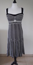 M by Missoni Kleid Gr. 38 schwarz/weiß Strickkleid