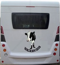 20cm car sticker wacken cow - car,