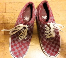 Vans Sneaker Größe 40 rot karo Rautenmuster