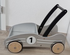 Pinolino Lauflernwagen Holz Kimi silber Rennauto-Design