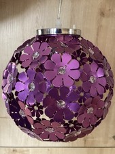 Deckenlampe Blüten Mädchen Lila
