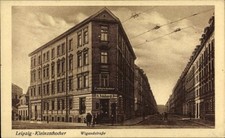 Ak Leipzig Kleinzschocher, Wigandstraße, Fahrradgeschäft von H.... - 11019929