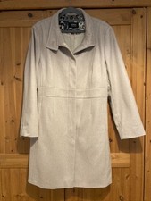 Eleganter Damen Wintermantel YORN beige  Wolle Größe 46