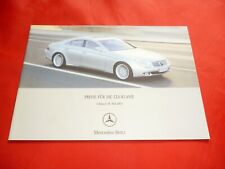 MERCEDES C219 CLS-Klasse CLS 320 CDI CLS 350 CLS 500 CLS 55 AMG Preisliste 2005.