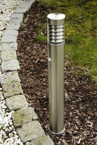 Edelstahl aussenleuchte mit - edelstahl,