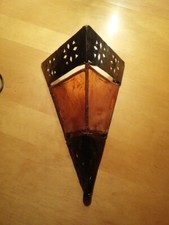 Orientalische Wandlampe  orange