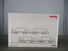 Märklin Spur H0 48250 Güterwagen-Set "Carbid-Flaschenwagen" DB 4-teilig in OVP2