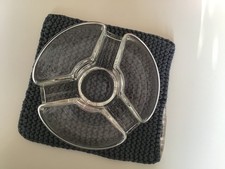 Stövchen Glasstövchen Glas Rund Teewärmer , Skandinavischer Stil, 90er Jahre