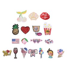  18 Pcs Stickerei-Patches