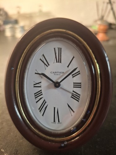 Cartier tischwecker handaufzug - cartier,
