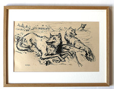 Alfred Kubin " Wölfe "