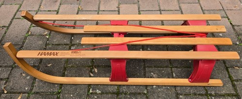 Holzschlitten hamax - holzschlitten,