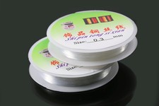 Perlenfaden 0,3mm 40 m klar