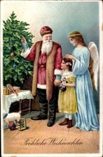 Präge Ak Frohe Weihnachten