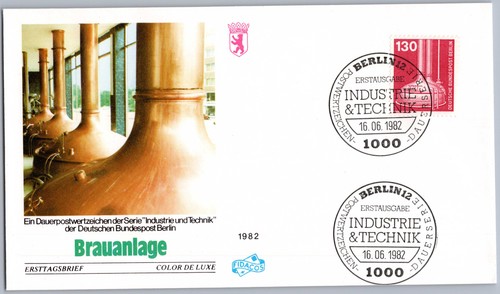 Berlin fdc 1982 - berlin, industrie