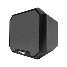 GROTBOX® Aktiver Mono Studiomonitor / Lautsprecher (graues Gitter)