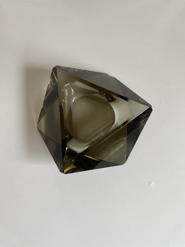 Vintage rauchglas aschenbecher - vintage,