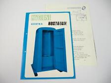 Prospekt PSS Toilette für Baugewerbe 1970er BHD Bau Hygiene Dienst GmbH Hamburg