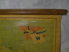 Vintage Karte aus Reederei "