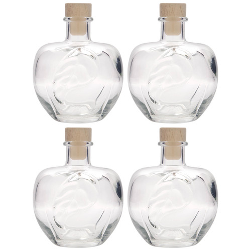350ml glasflasche apfel - 4x,