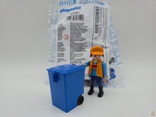 Playmobil 707191 Müllmann mit Mülltonne City Exklusiv Promo Held Alltag NEU MISB