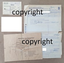 IFA QEK Junior Bedienungsanleitung-Zelt, Kaufvertrag, Versicherungsschein, DDR