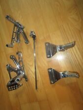 Rairotec Fussrastenanlage, zurückverlegt, verchromt, GSXR 750 und GSXR 1100,