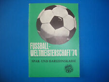 WM WC 1974 TOP Spielplan