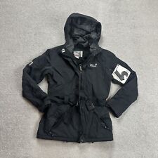 JACK WOLFSKIN Damen Jacke Gr. S Windbreaker Regenjacke Windjacke Schwarz