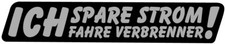 Aufkleber Ich spare Strom ich